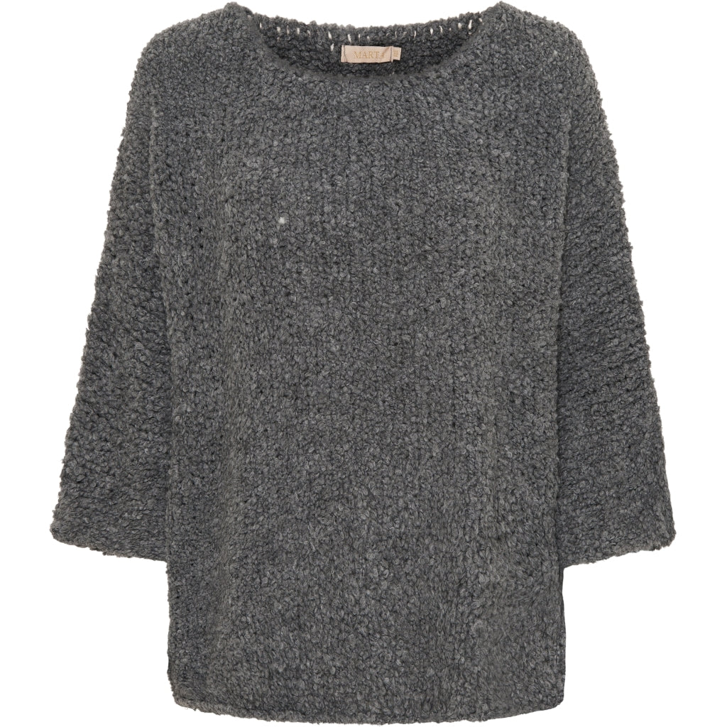 MARTA DU CHATEAU Marta Du Chateau dame strik MdcEllinor 19607 Knit GrigioZ9500