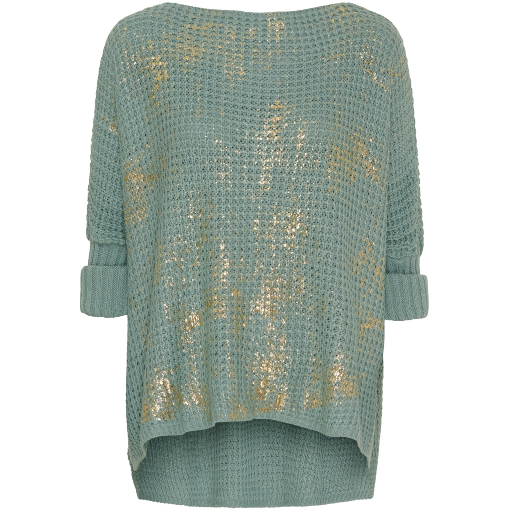 MARTA DU CHATEAU Marta Du Chateau dame strik MdcJudith Restudsalg LightGreen400