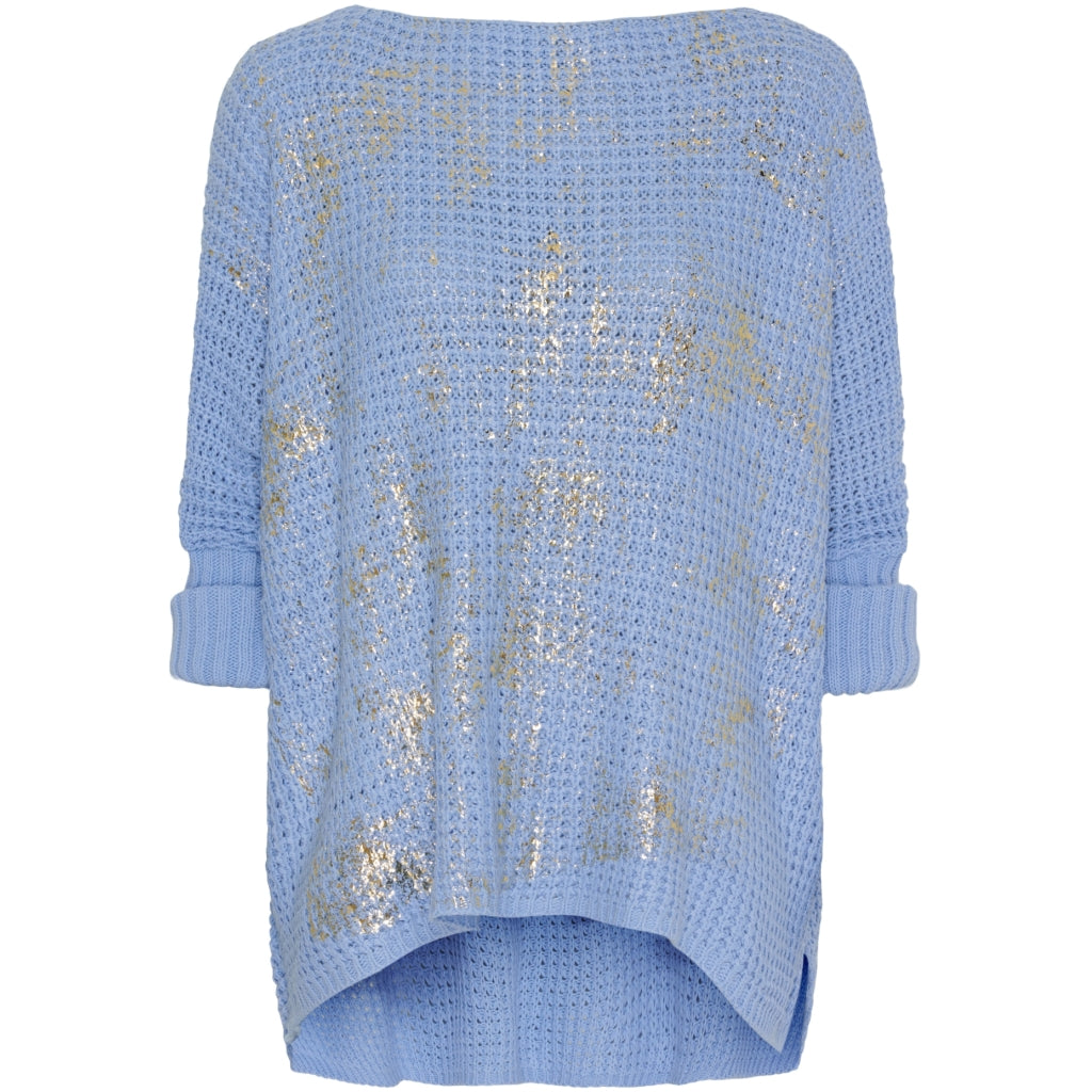 MARTA DU CHATEAU Marta Du Chateau dame strik MdcJudith Restudsalg Skyblue