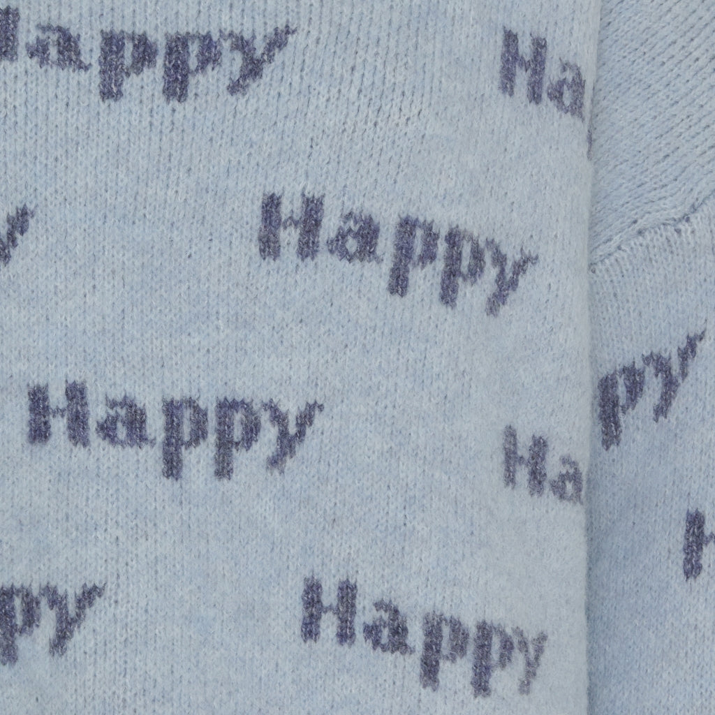 MARTA DU CHATEAU Marta Du Chateau dame strik MdcLucy Restudsalg Celeste/Jeans