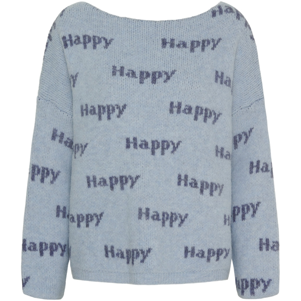 MARTA DU CHATEAU Marta Du Chateau dame strik MdcLucy Restudsalg Celeste/Jeans