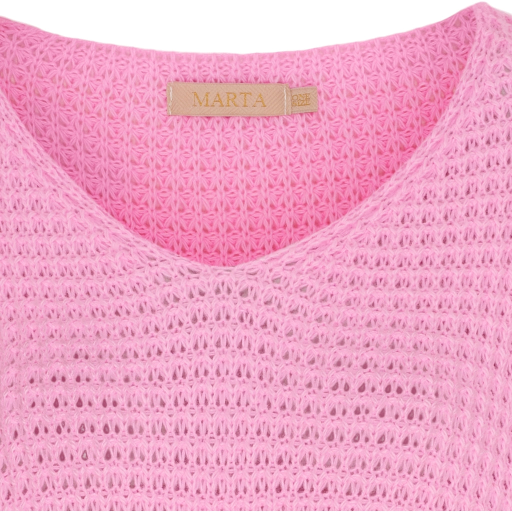 MARTA DU CHATEAU Marta Du Chateau dame strik MdcMille 18236 Knit BabyPink3061