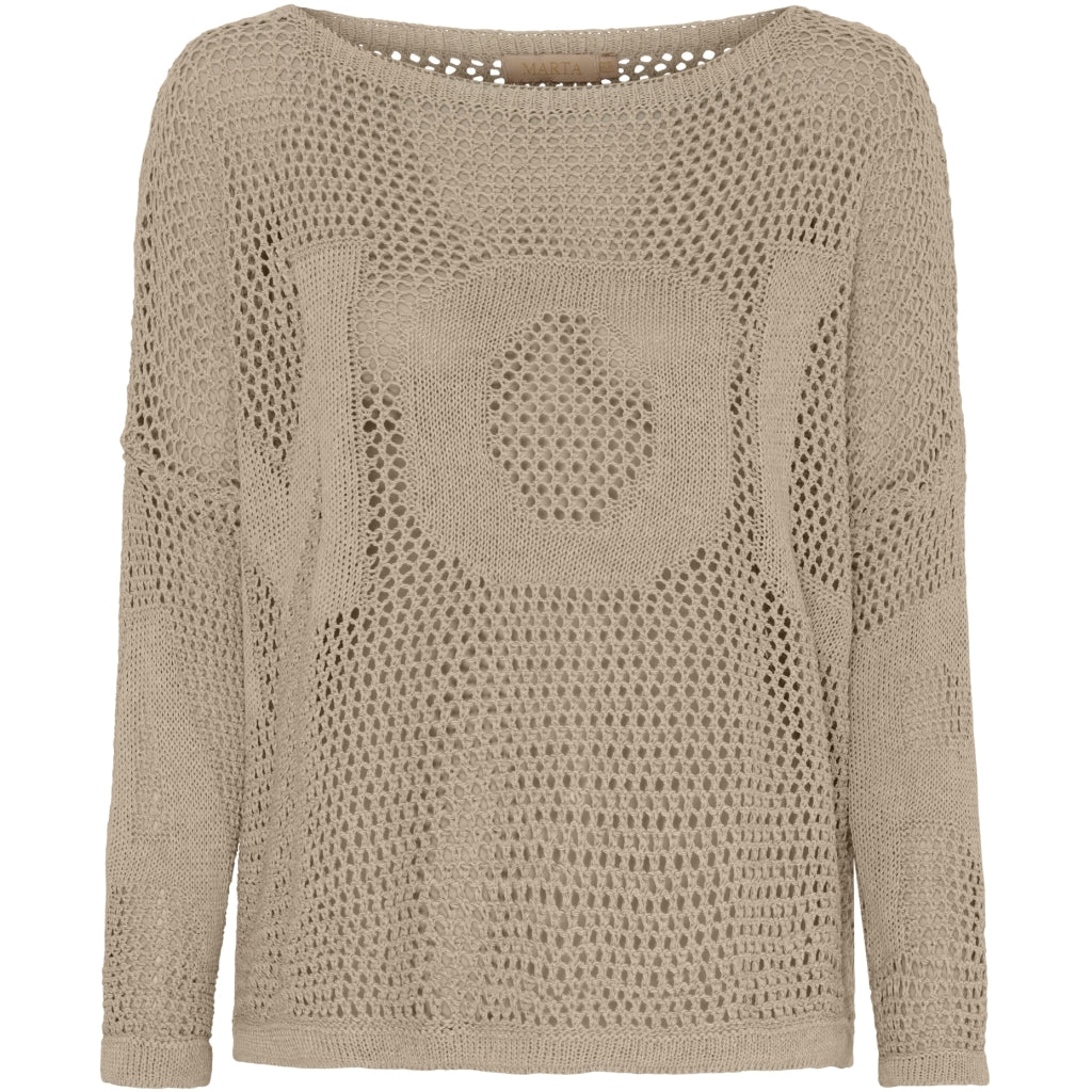 MARTA DU CHATEAU Marta Du Chateau dame strik MdcOriana Knit Beige166