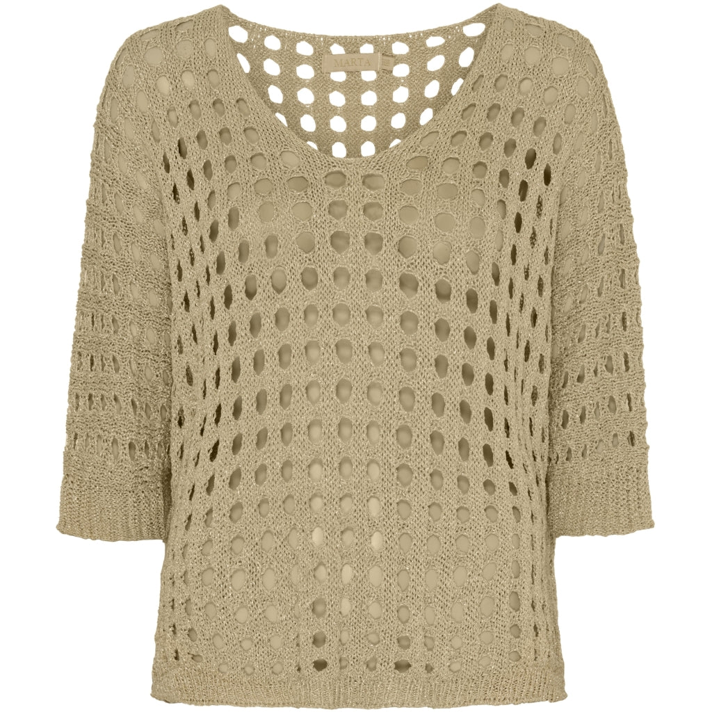 MARTA DU CHATEAU Marta Du Chateau dame strik MdcOtilia Knit Gold