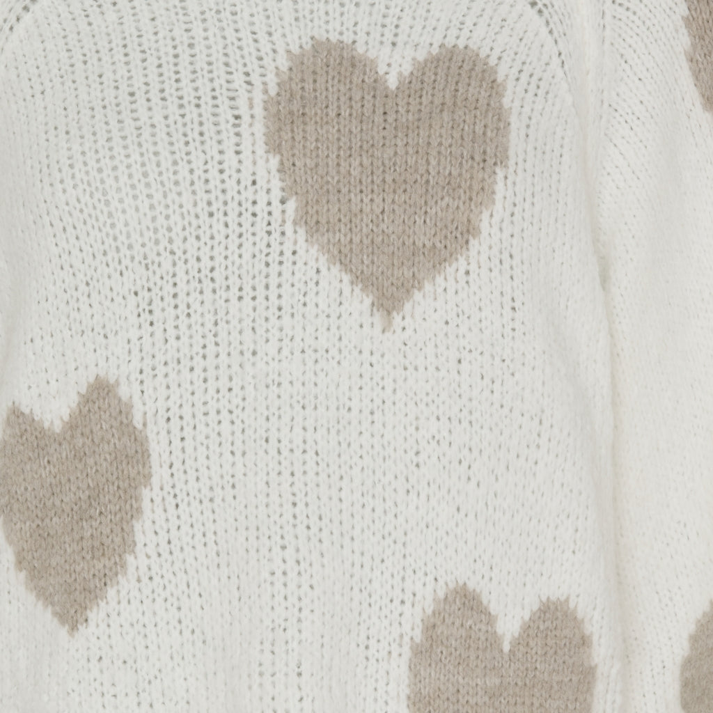 MARTA DU CHATEAU Marta Du Chateau dame strik MdcPriscilla Restudsalg Bianco/Beige