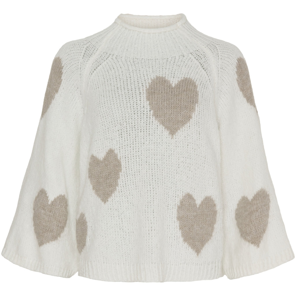 MARTA DU CHATEAU Marta Du Chateau dame strik MdcPriscilla Restudsalg Bianco/Beige