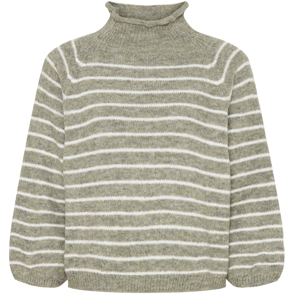 MARTA DU CHATEAU Marta Du Chateau dame strik MdcSaga 23427 Knit Salvia/White