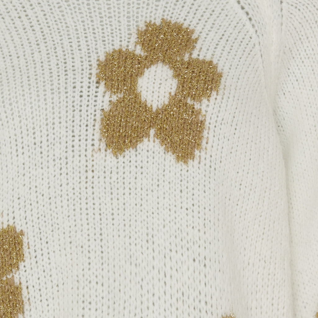 MARTA DU CHATEAU Marta Du Chateau dame strik MdcShana Knit Blanco/Beige