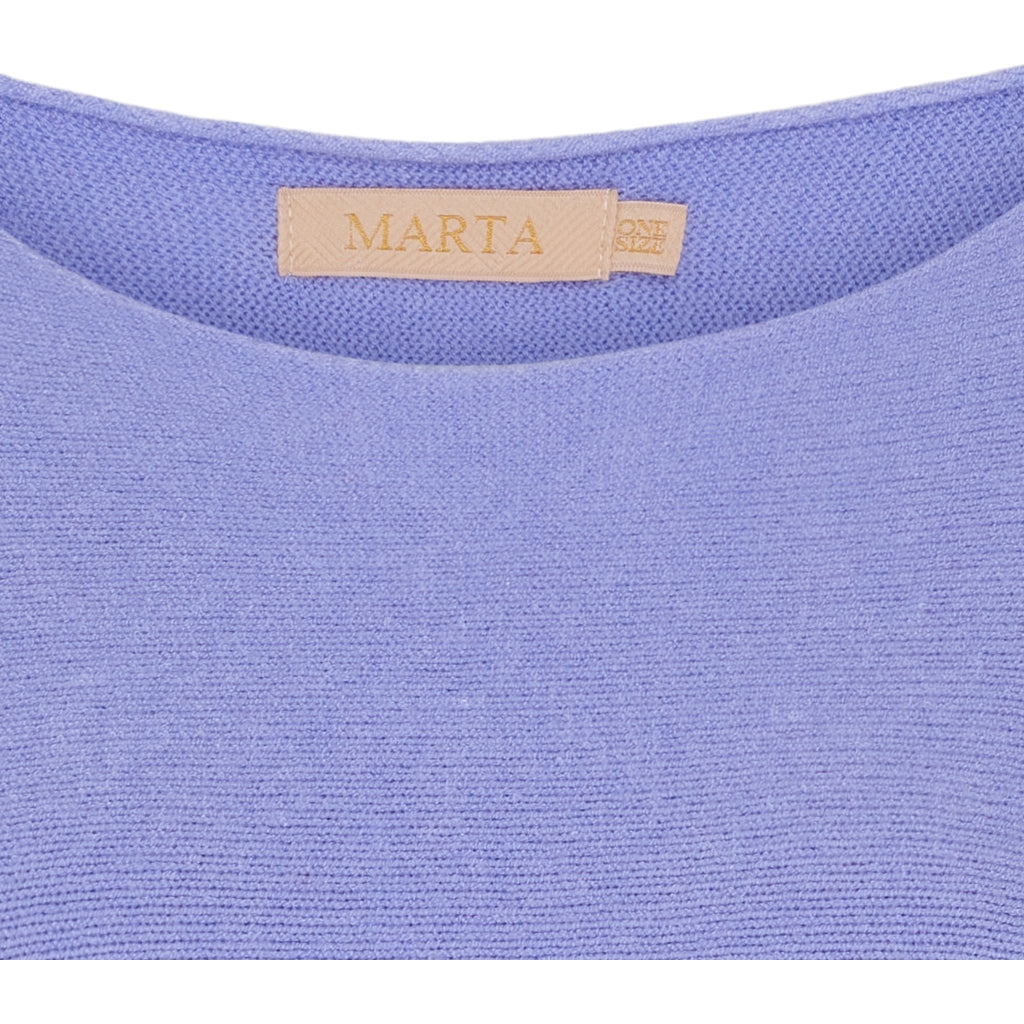 MARTA DU CHATEAU Marta Du Chateau dame strik MdcSia 5003 Knit Azzurro9685