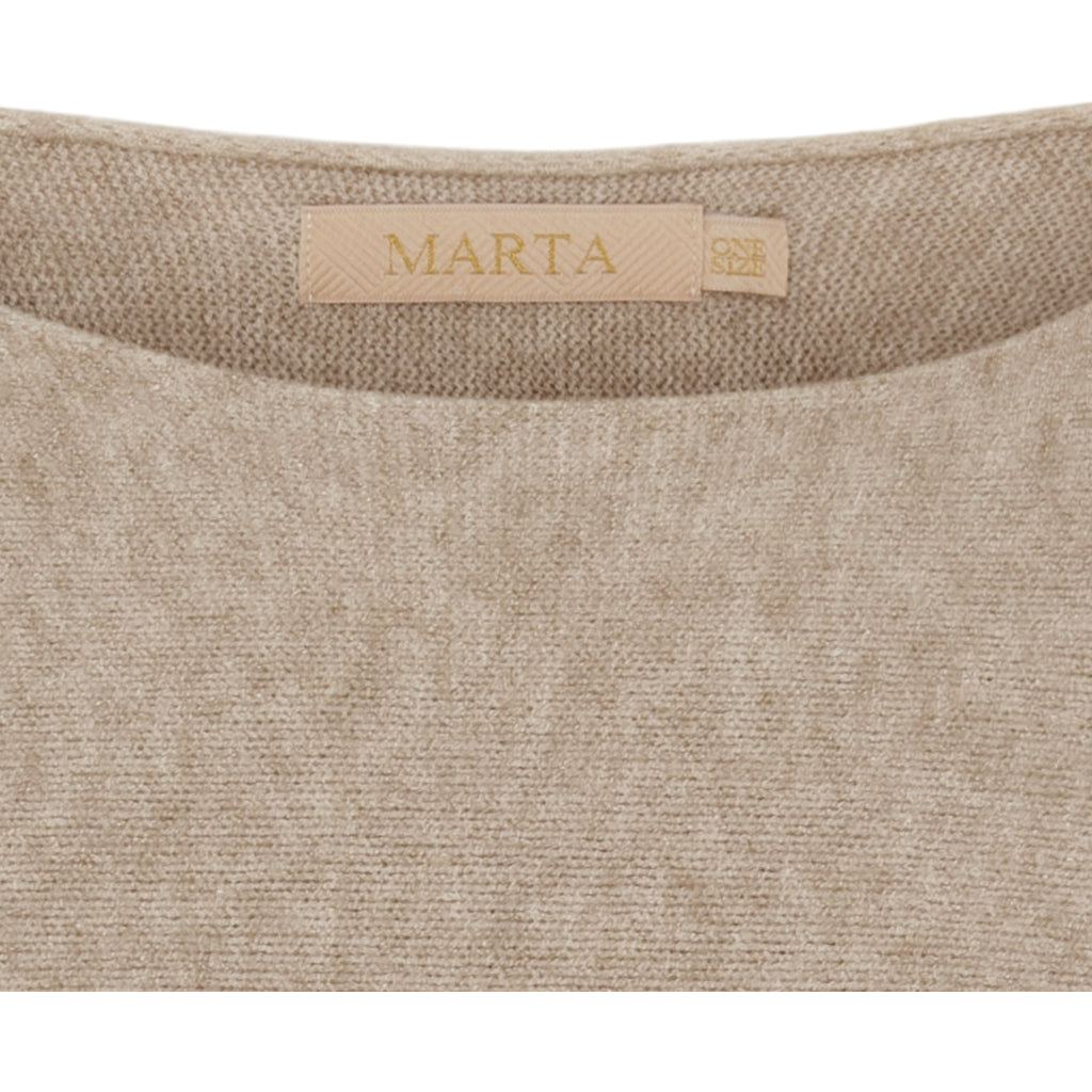 MARTA DU CHATEAU Marta Du Chateau dame strik MdcSia 5003 Knit Medium Beige