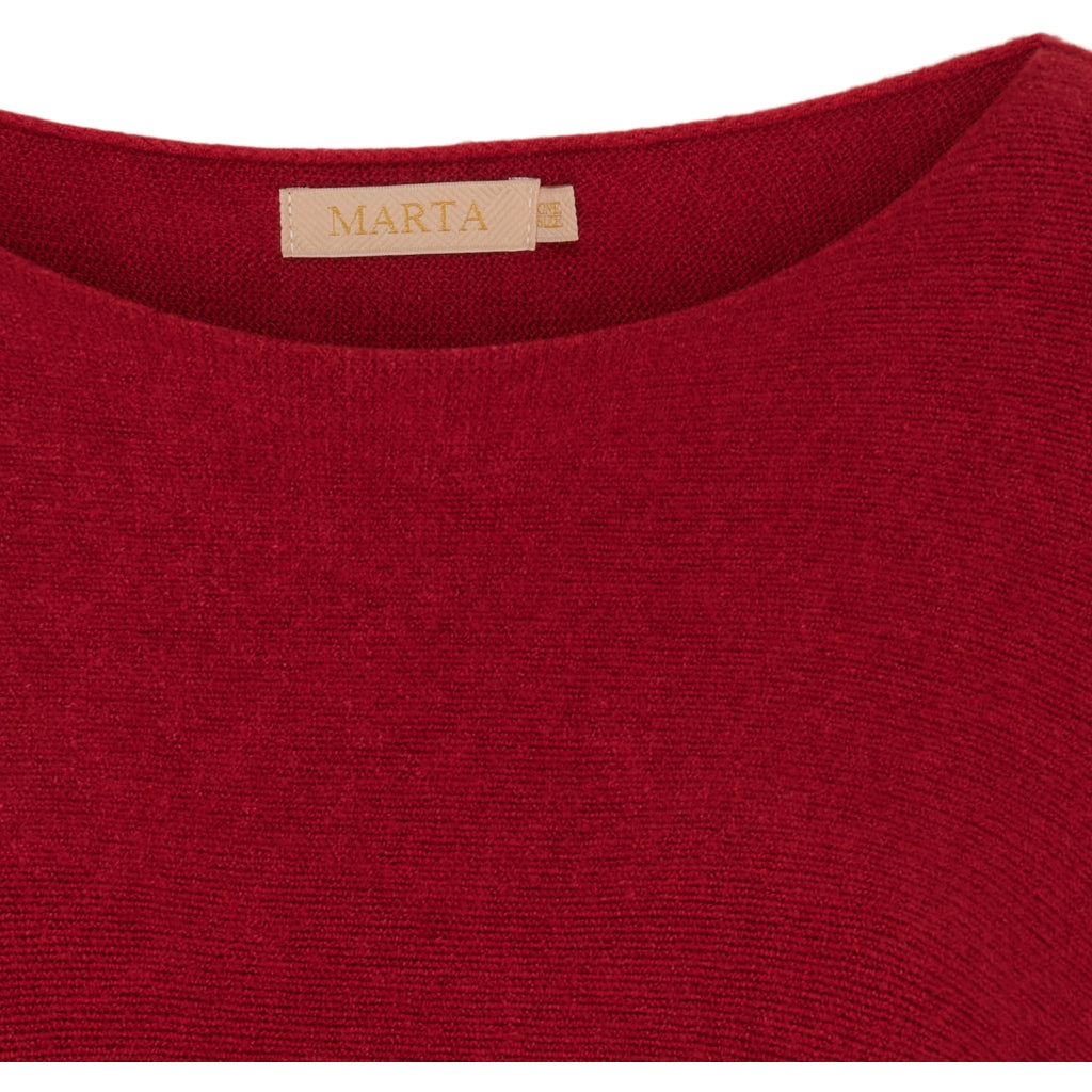 MARTA DU CHATEAU Marta Du Chateau dame strik MdcSia 5003 Knit Red4308