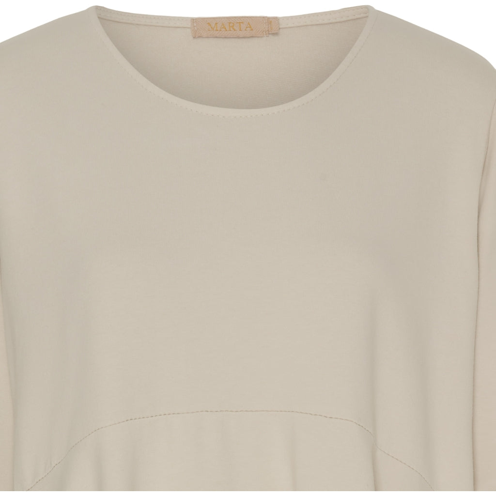 MARTA DU CHATEAU Marta Du Chateau dame sweatkjole MdcMarian Dress Sabbia102