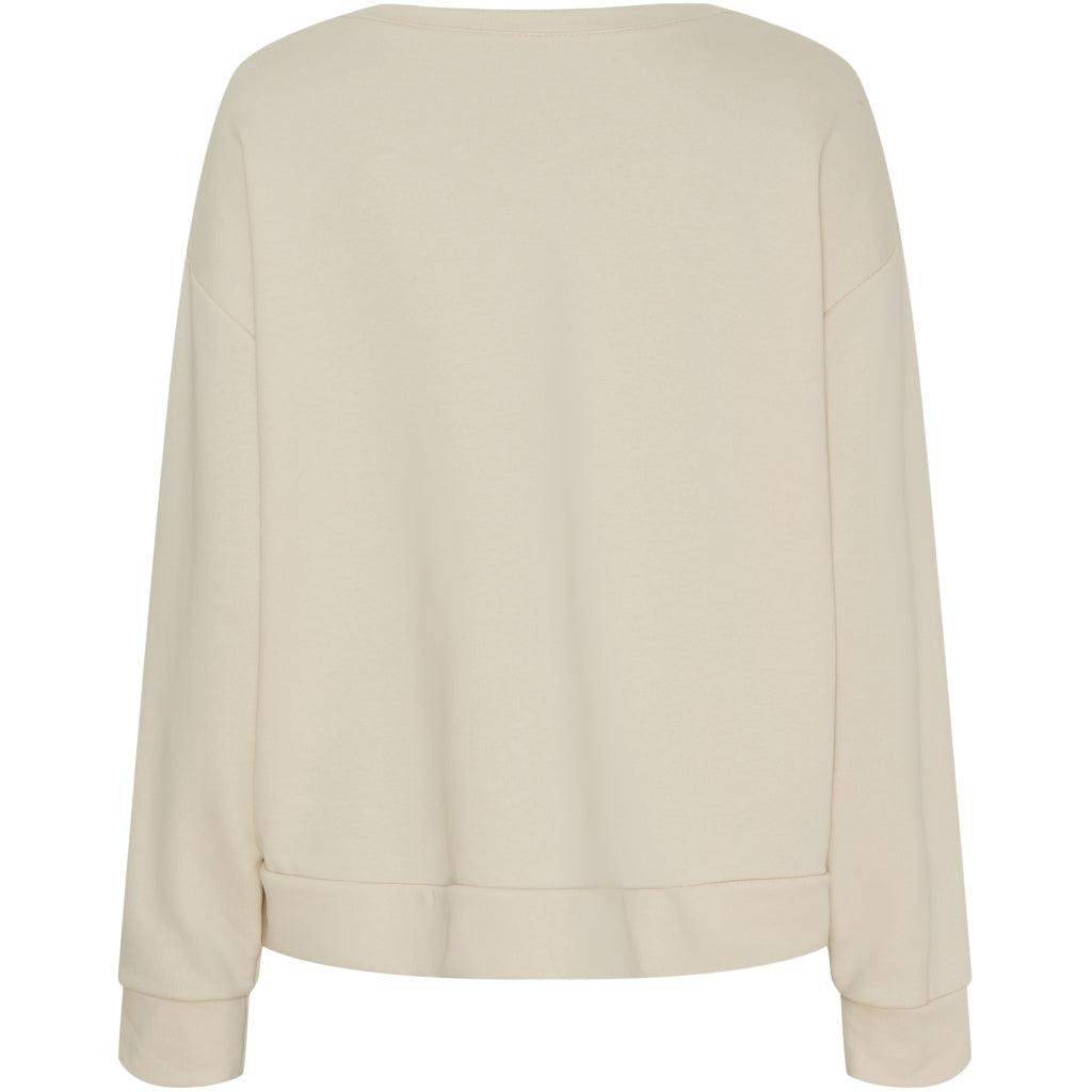 MARTA DU CHATEAU Marta Du Chateau dame sweatshirt MdcLuciana Sweatshirt Burro/Yellow Print