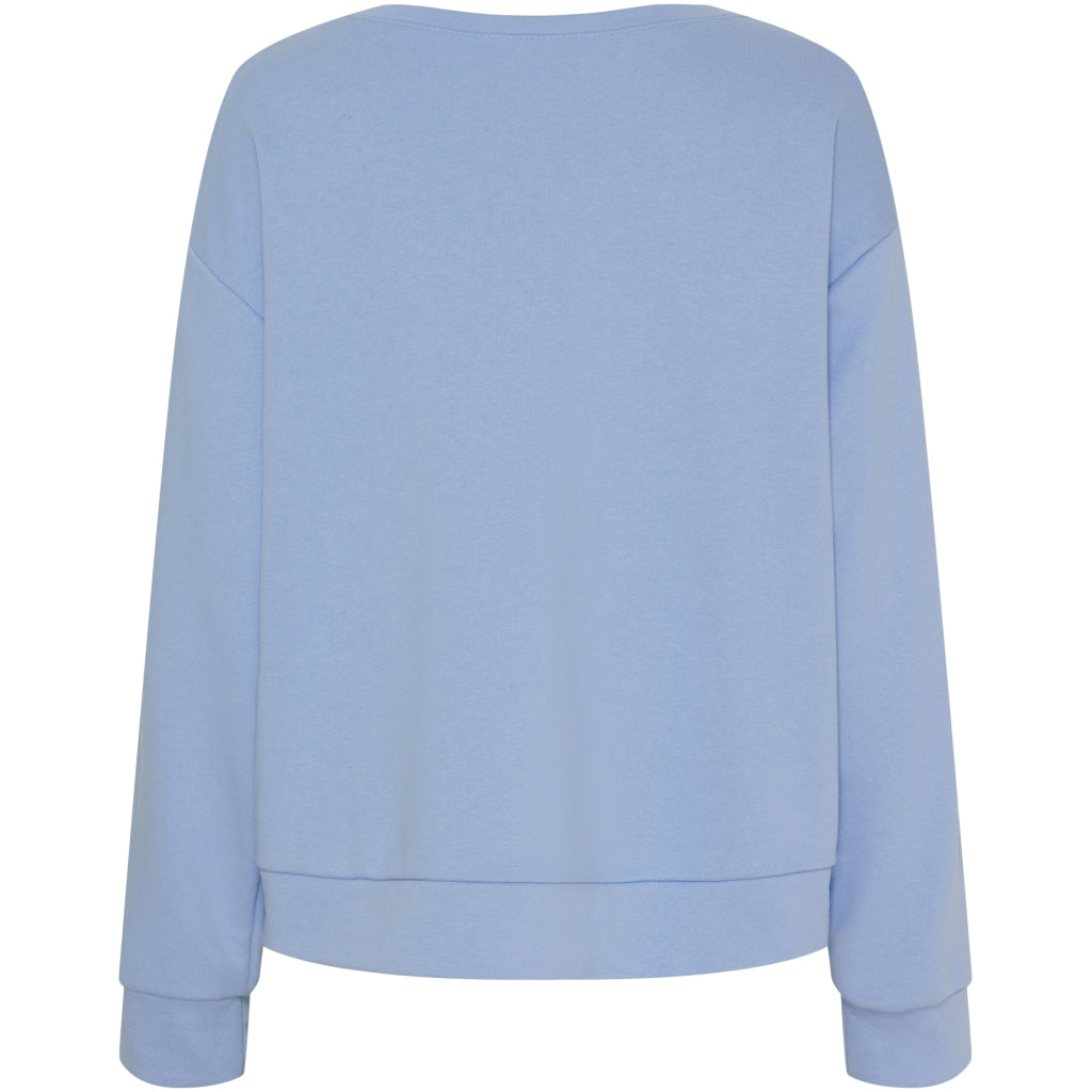 MARTA DU CHATEAU Marta Du Chateau dame sweatshirt MdcLuciana Sweatshirt Cielo/Rosa Baby Print