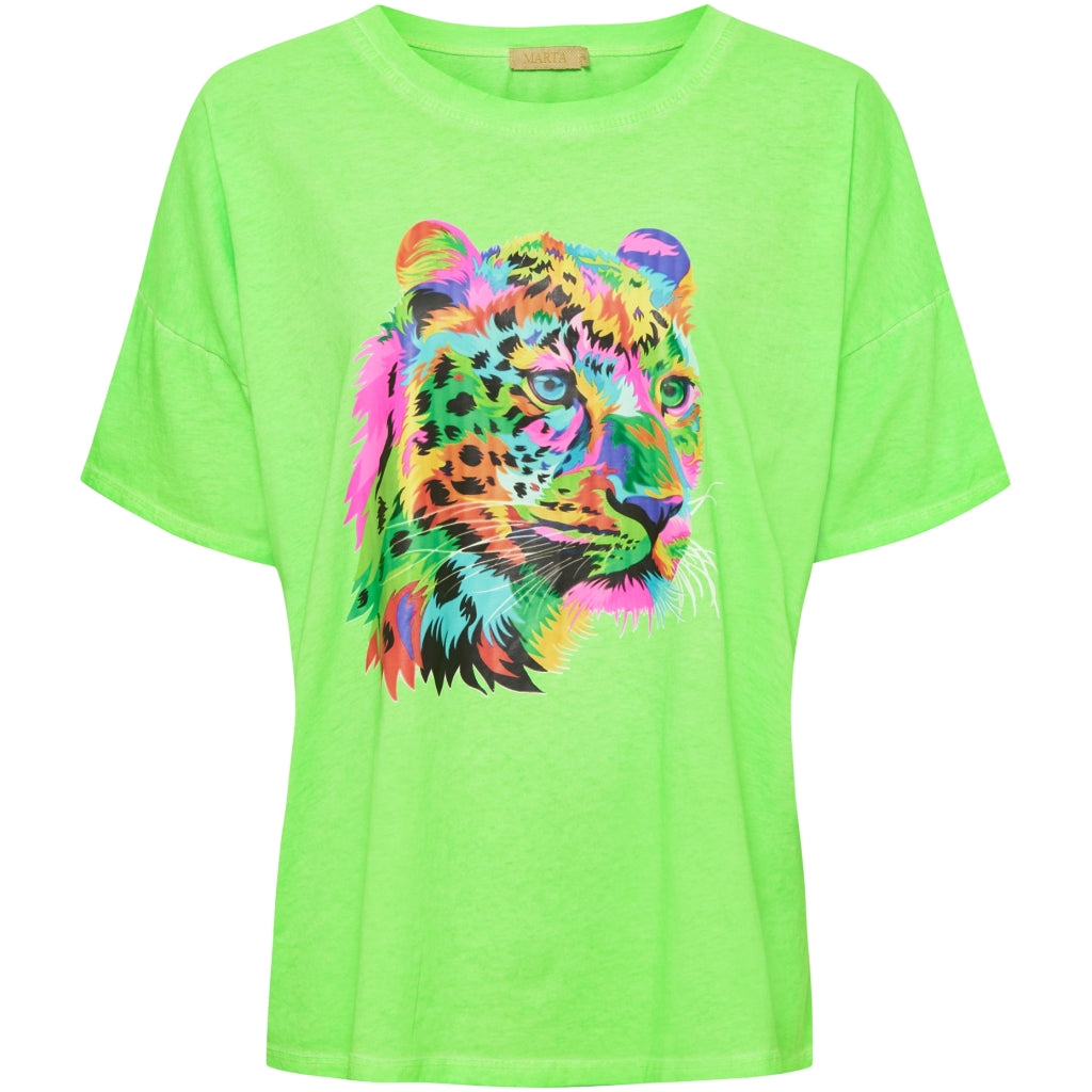 MARTA DU CHATEAU Marta Du Chateau dame t-shirt 22018 Restudsalg Flue Verde