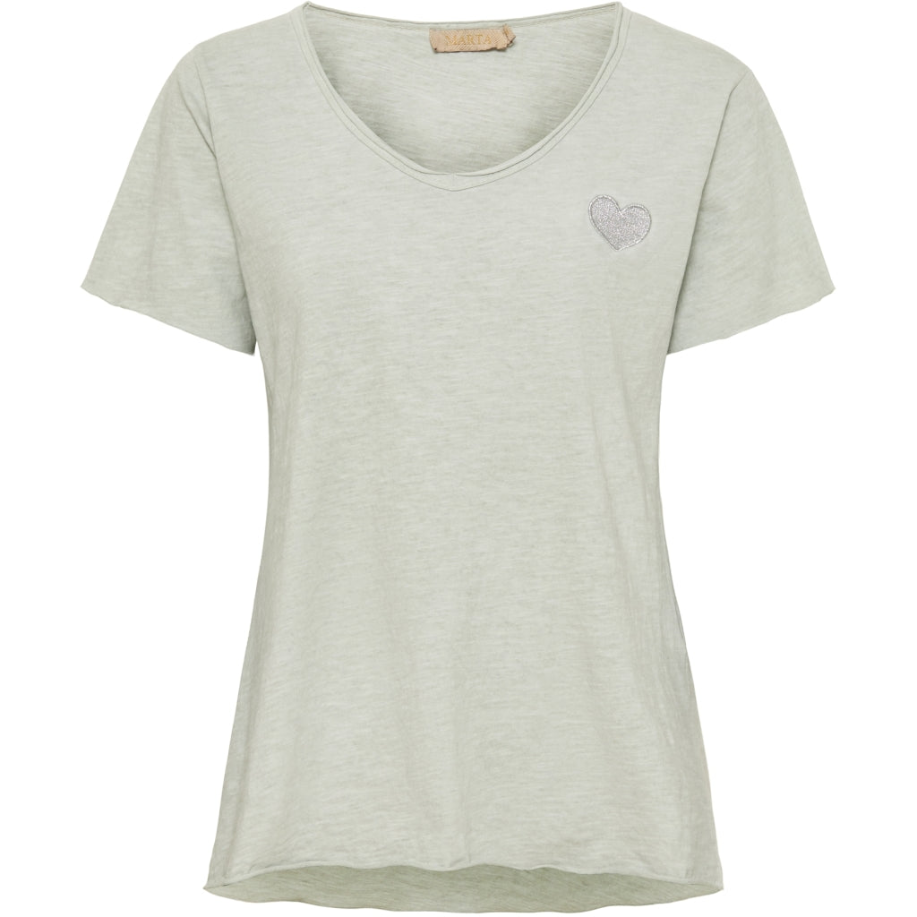 MARTA DU CHATEAU Marta Du Chateau dame t-shirt 41248 Restudsalg Military
