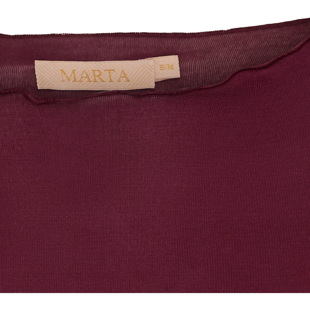 MARTA DU CHATEAU Marta Du Chateau dame t-shirt MdcLeonora 5894 T-shirt Wine