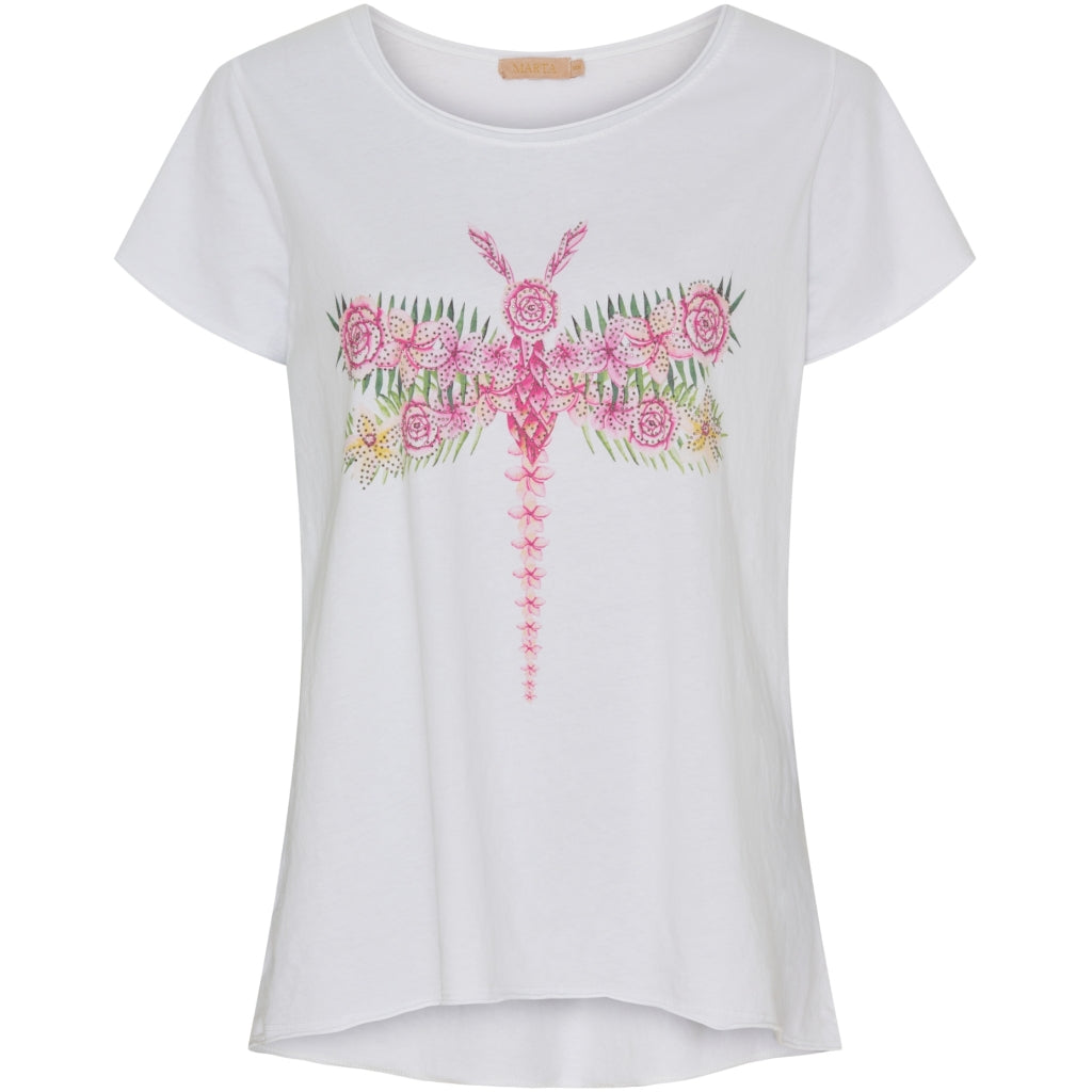 MARTA DU CHATEAU Marta Du Chateau dame t-shirt MdcMarie 1535 Restudsalg Multi Dragonfly