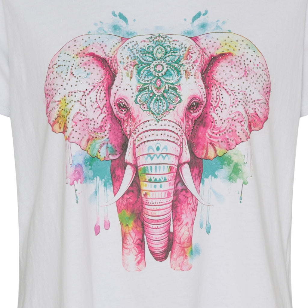 MARTA DU CHATEAU Marta Du Chateau dame t-shirt MdcMarie 1535 Restudsalg Pink Elephant