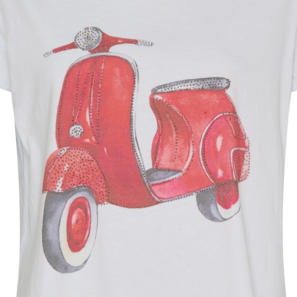 MARTA DU CHATEAU Marta Du Chateau dame t-shirt MdcMarie 1535 T-shirt Red Scooter