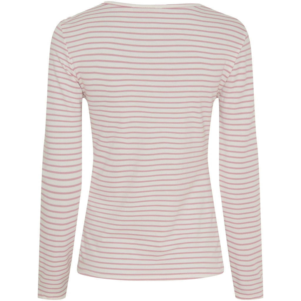 MARTA DU CHATEAU Marta Du Chateau teen t-shirt MdcNancy LS Tee Rose/white