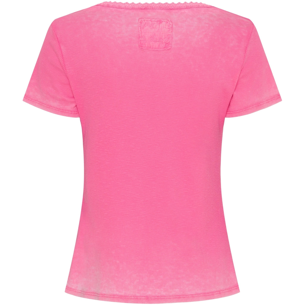 MARTA DU CHATEAU Marta Du Chateau dame t-shirt MdcRùna Restudsalg Pink