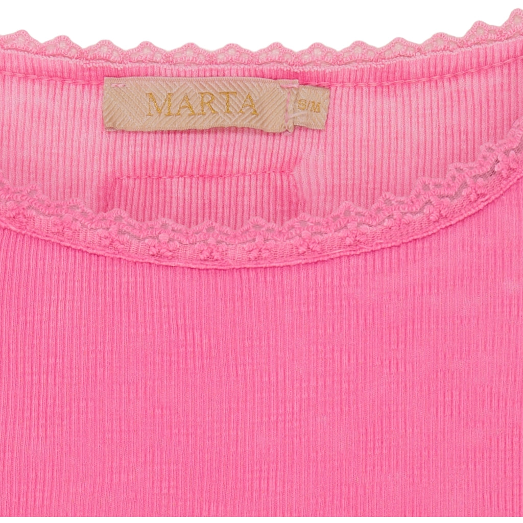 MARTA DU CHATEAU Marta Du Chateau dame t-shirt MdcRùna Restudsalg Pink