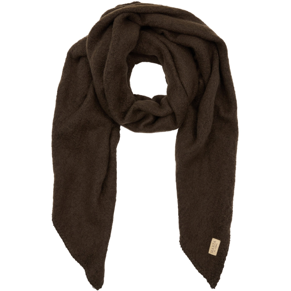 MARTA DU CHATEAU Marta Du Chateau dame tørklæde 194007 Scarf Brown