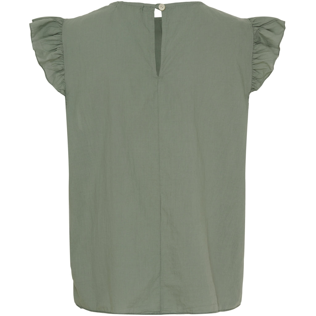 MARTA DU CHATEAU Marta Du Chateau dame top MdcAmber Top Kaki2828