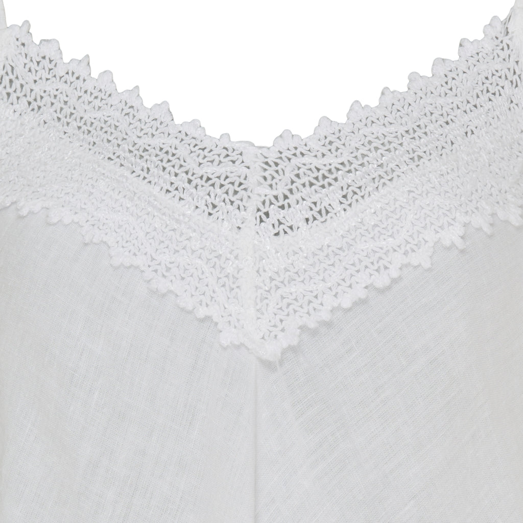 MARTA DU CHATEAU Marta Du Chateau dame top MdcAnja Top White