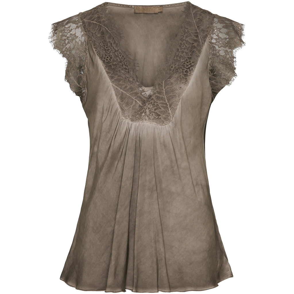 MARTA DU CHATEAU Marta Du Chateau dame top MdcAugusta 22956 Restudsalg Cold brown