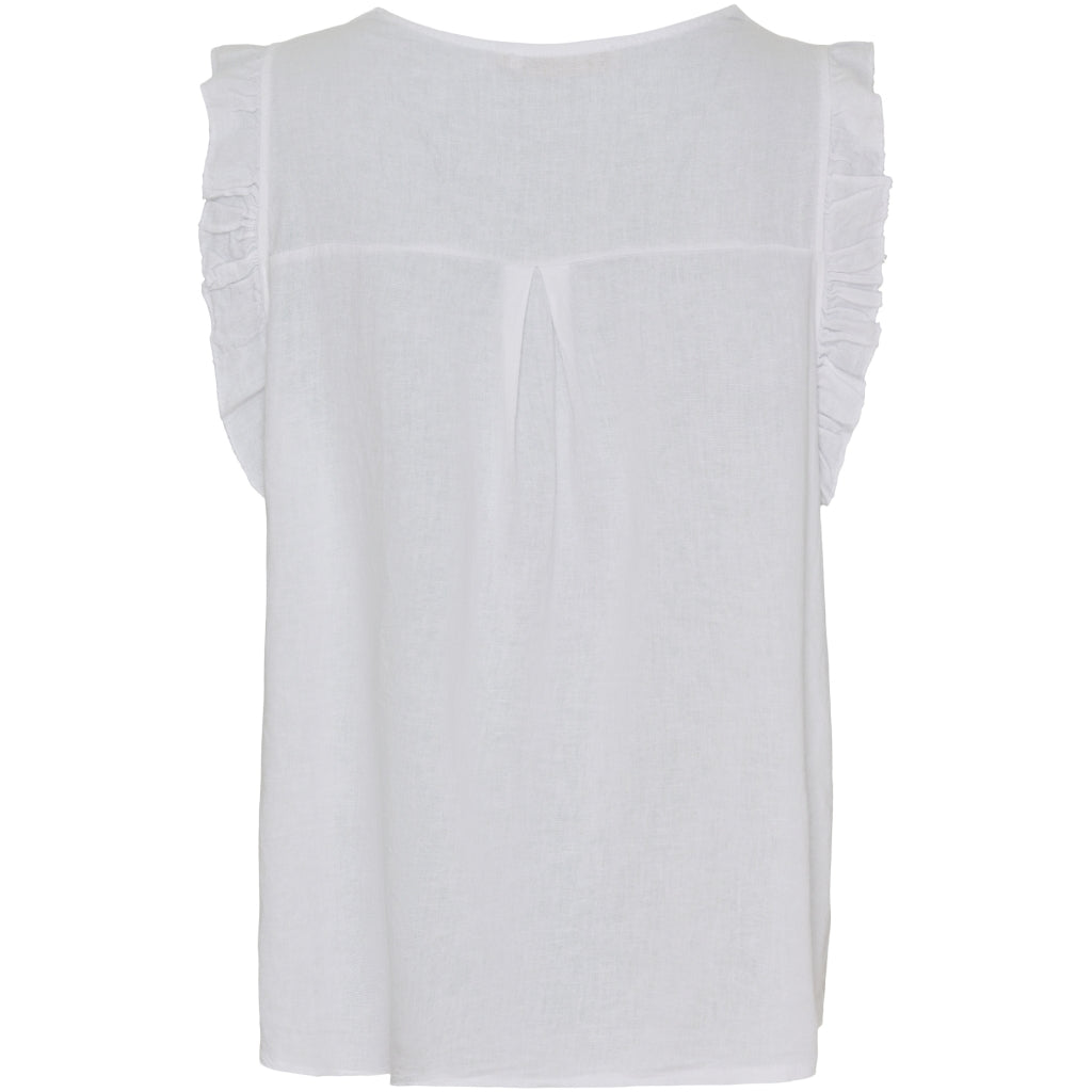 MARTA DU CHATEAU Marta Du Chateau dame top MdcElke Top White