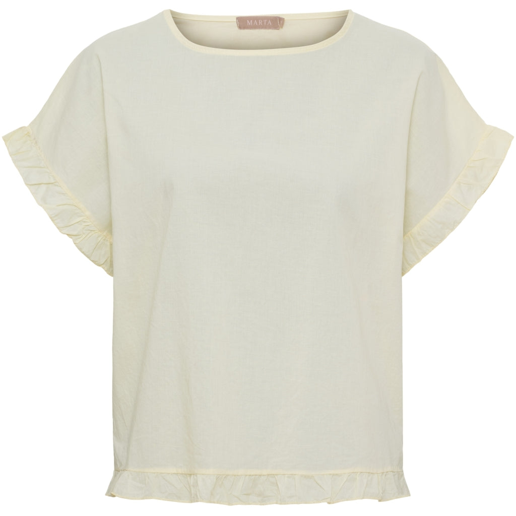 MARTA DU CHATEAU Marta Du Chateau dame top MdcKasimira Top Giallo