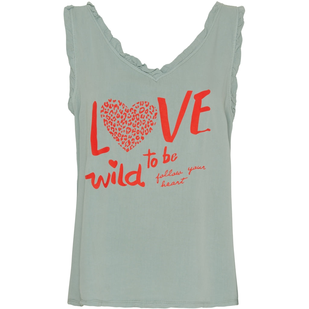 MARTA DU CHATEAU Marta Du Chateau dame top MdcMartina Top Siepe 327/Orange print