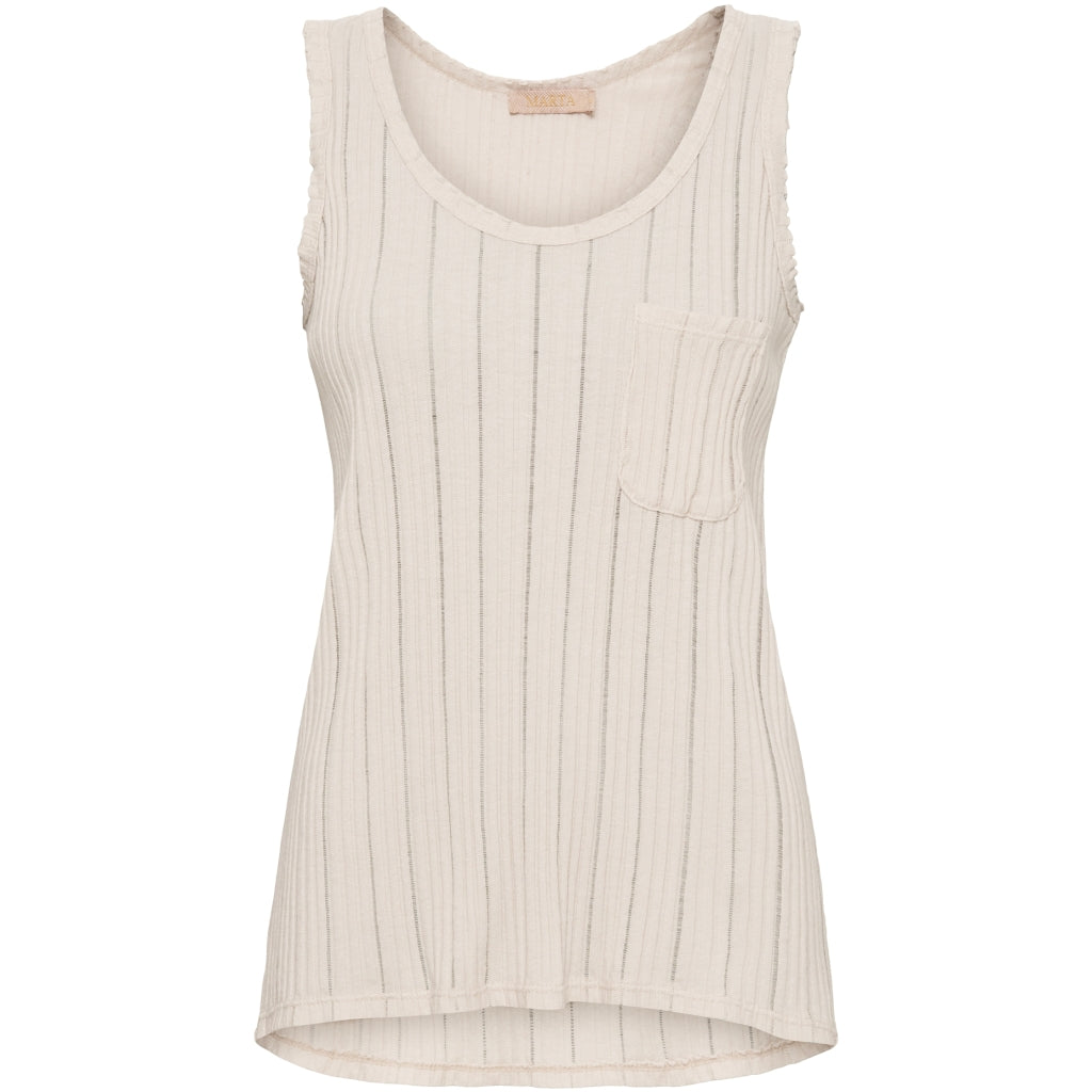 MARTA DU CHATEAU Marta Du Chateau dame top MdcNina 41298 Restudsalg Beige