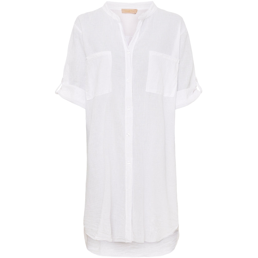 MARTA DU CHATEAU Marta Du Chateau dame tunika 1665-23 Tunica White