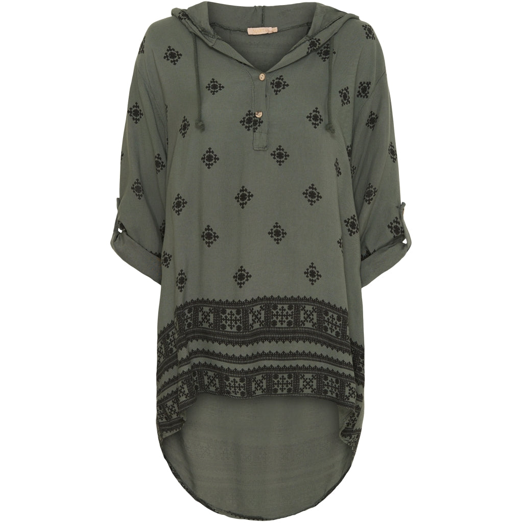 MARTA DU CHATEAU Marta Du Chateau dame tunika MdcAlva Tunica Militaryprint1