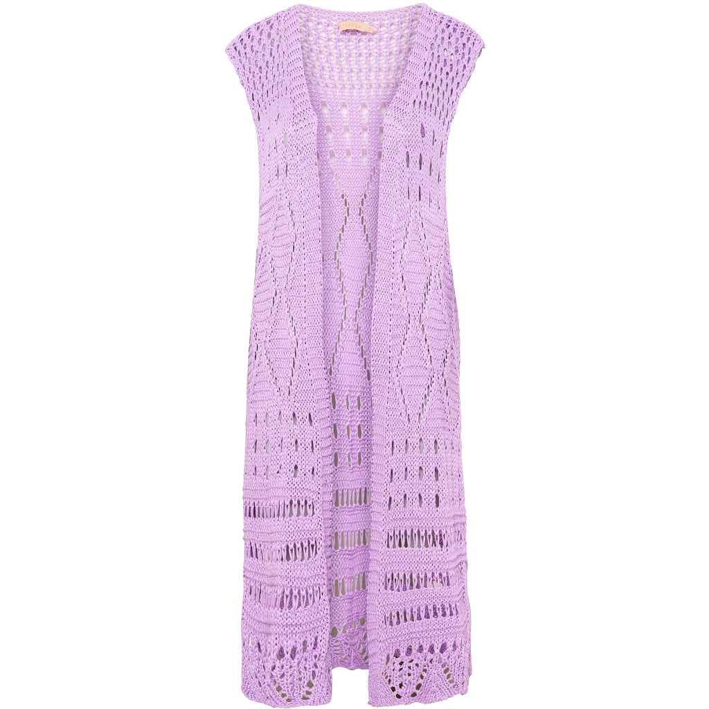 MARTA DU CHATEAU Marta Du Chateau dame vest 477 Knit Plain Lilac