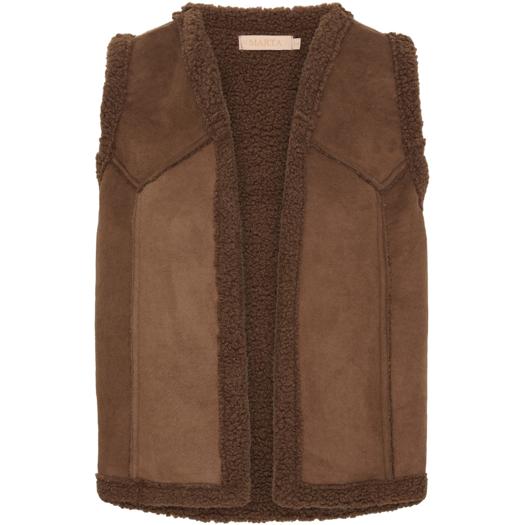 MARTA DU CHATEAU Marta Du Chateau dame vest MdcJohanne 85552 Restudsalg Brown