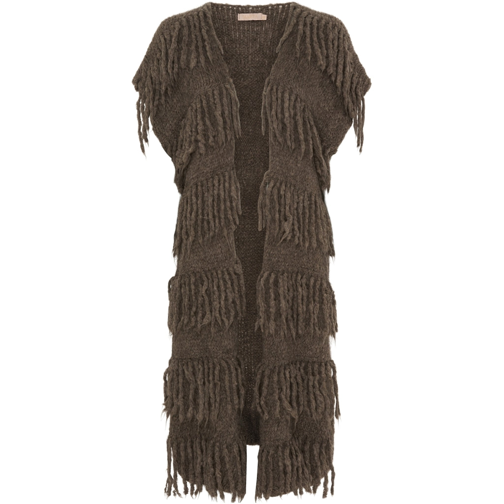 MARTA DU CHATEAU Marta Du Chateau dame vest MdcKarla 9029 Knit Fango