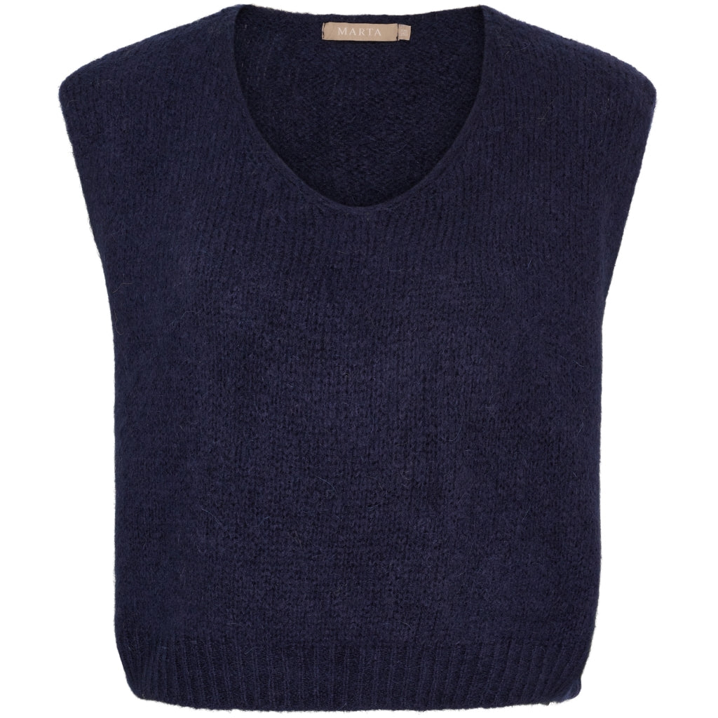 MARTA DU CHATEAU Marta Du Chateau dame vest MdcMarlene 5114 Vest BlueScuro24249