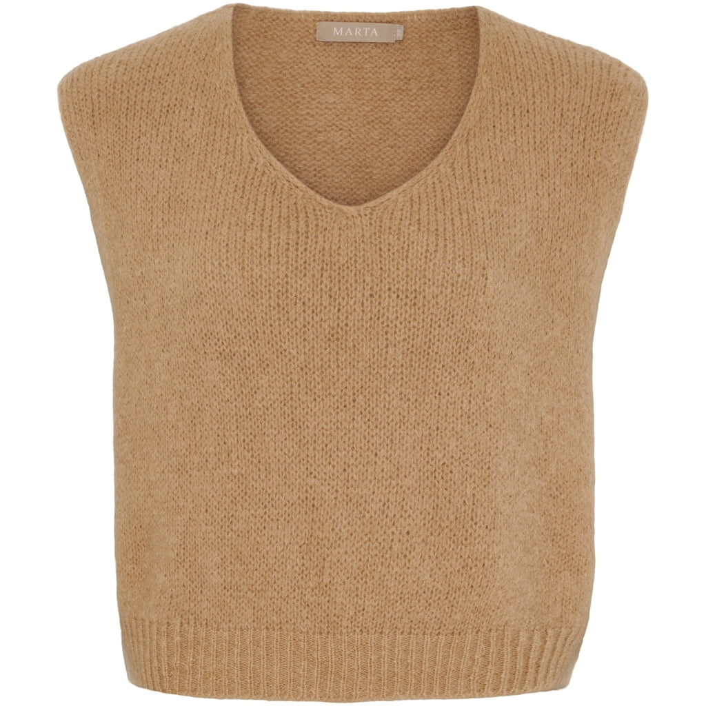 MARTA DU CHATEAU Marta Du Chateau dame vest MdcMarlene 5114 Vest Camello22640