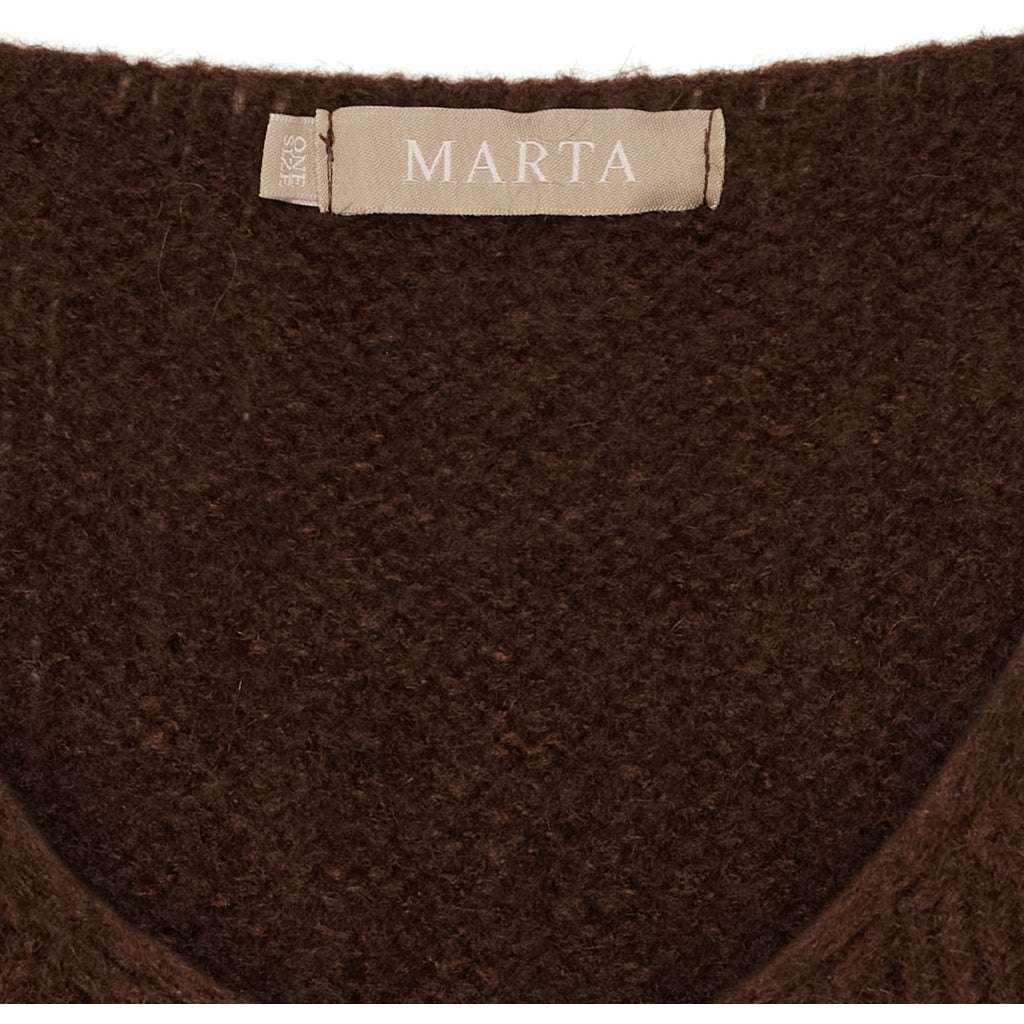 MARTA DU CHATEAU Marta Du Chateau dame vest MdcMarlene 5114 Vest Chocolate21525