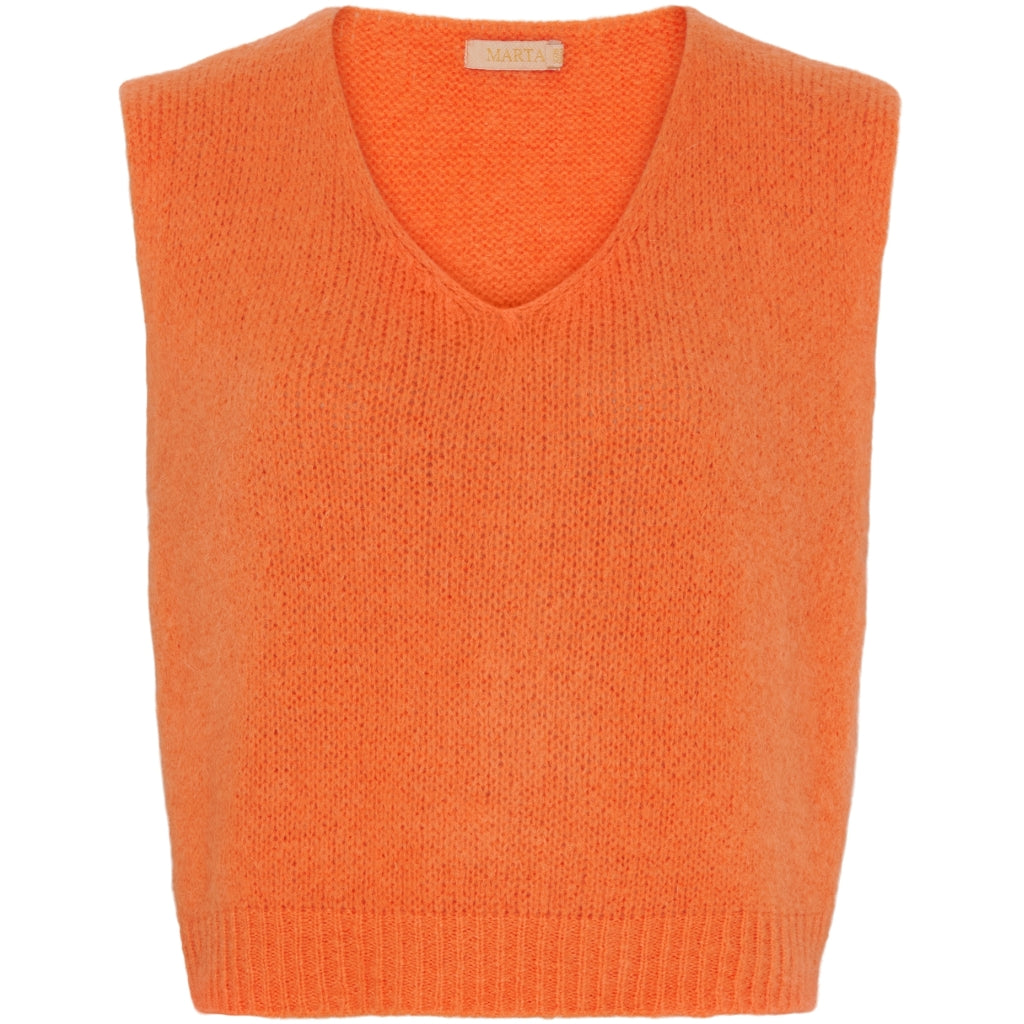 MARTA DU CHATEAU Marta Du Chateau dame vest MdcMarlene 5114 Vest Orange4027