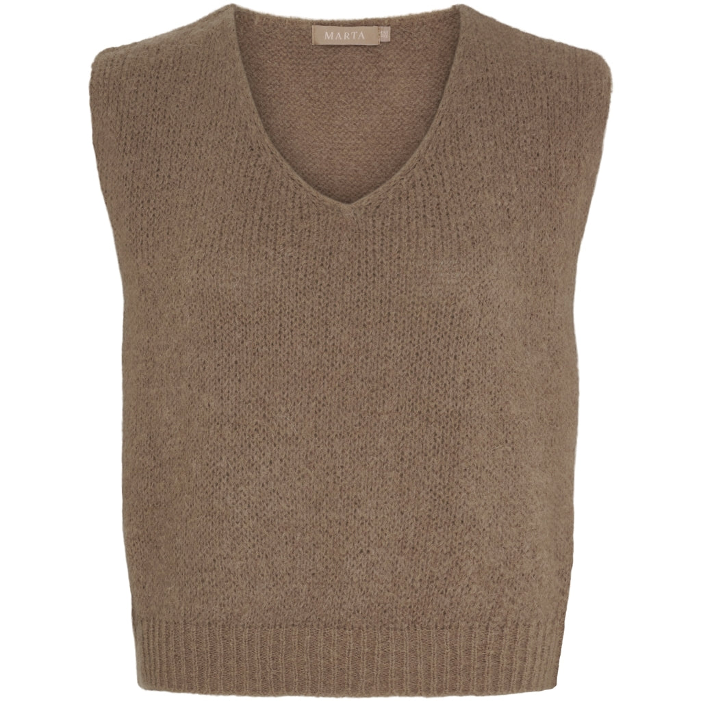 MARTA DU CHATEAU Marta Du Chateau dame vest MdcMarlene 5114 Vest Tortora27654