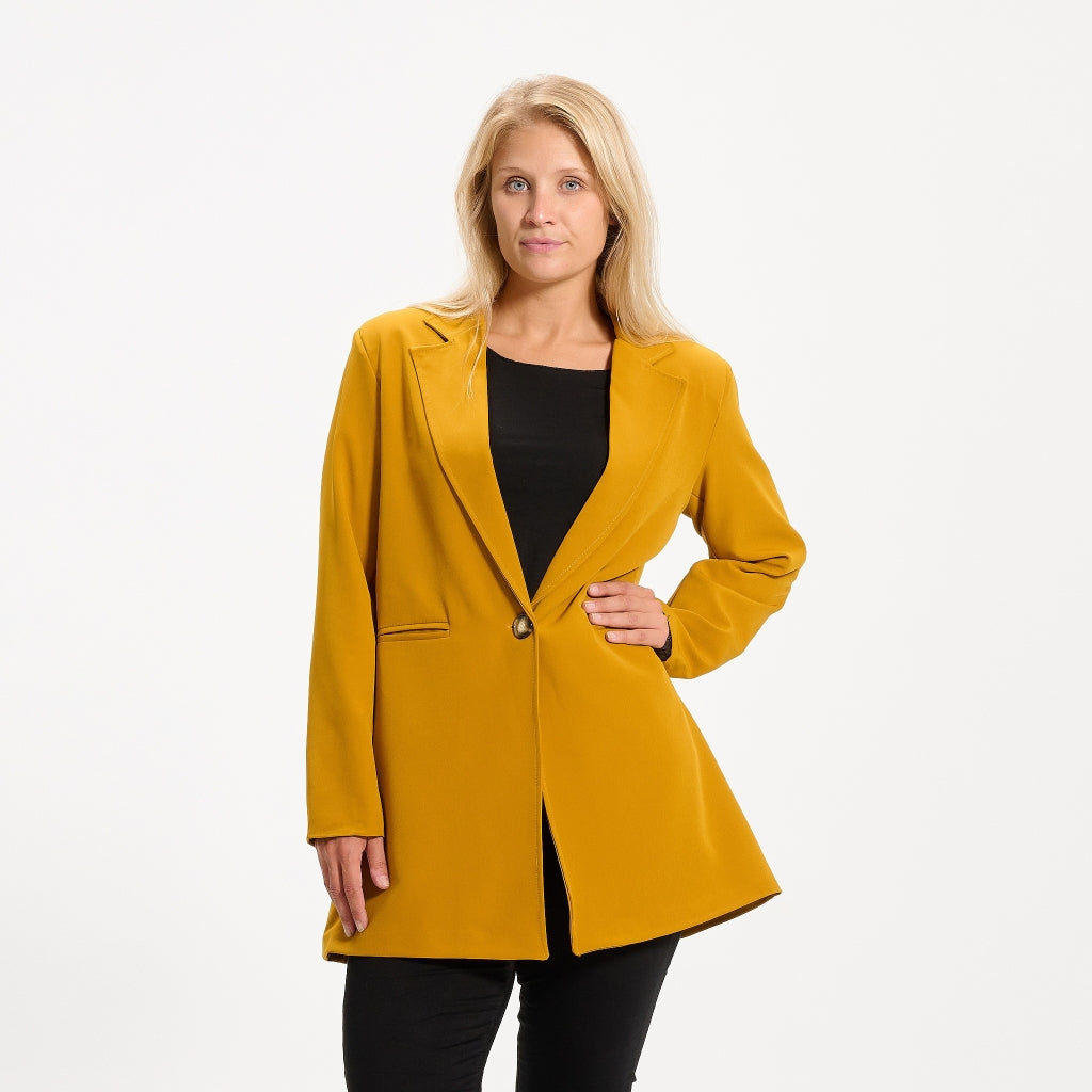 MARTA DU CHATEAU Marta Du Cháteau oversize blazer 4926 Restudsalg Senape