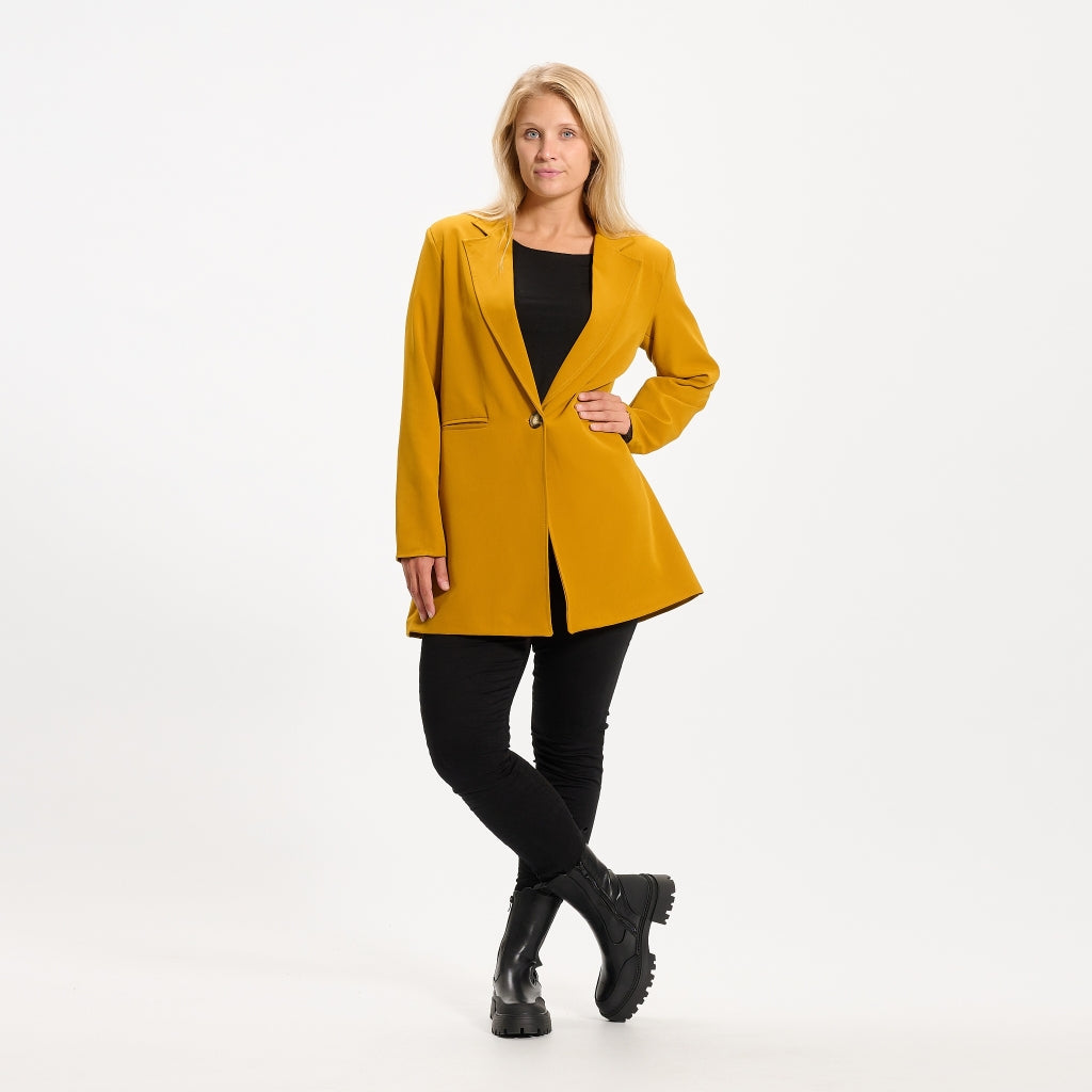MARTA DU CHATEAU Marta Du Cháteau oversize blazer 4926 Restudsalg Senape