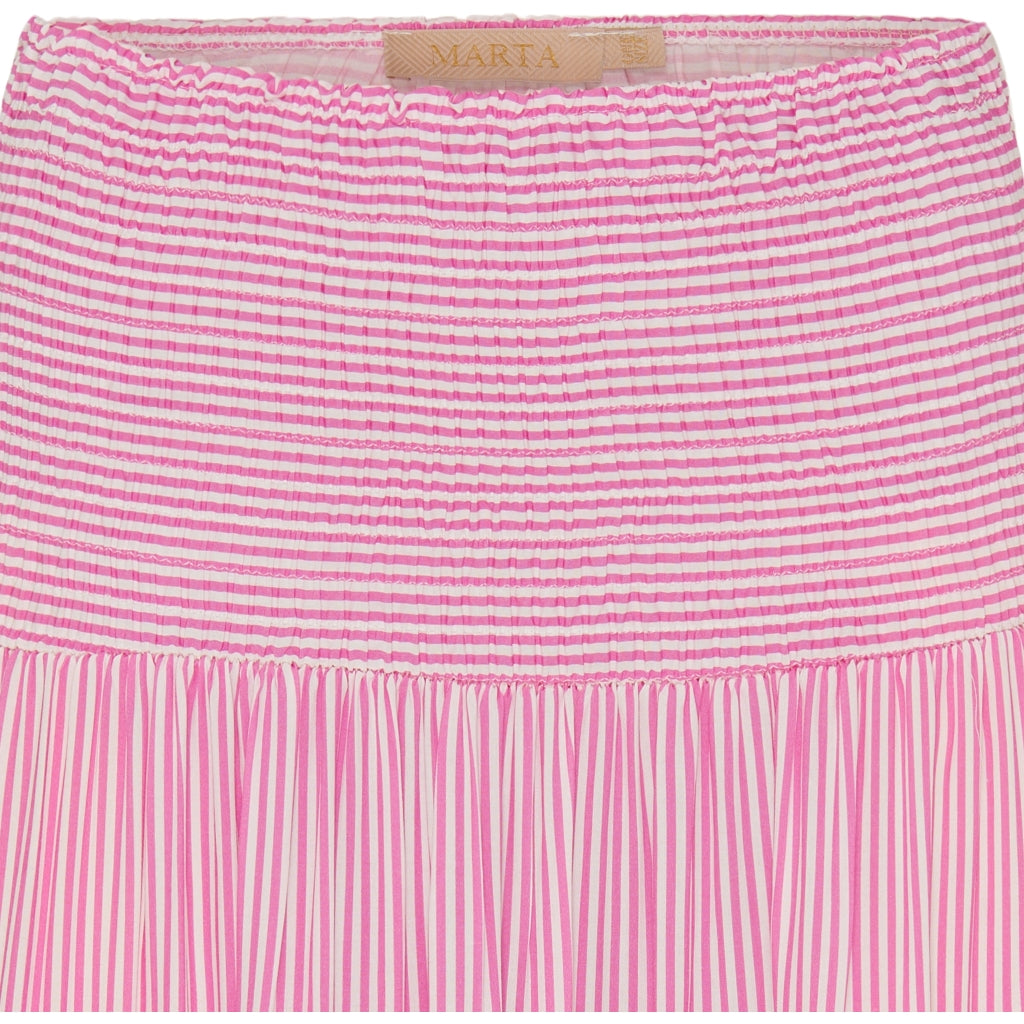 MARTA DU CHATEAU Marta Du Chateau teen nederdel MDCJOSEFINA 5849 teen Skirt 1487PrintFuxiaStripe