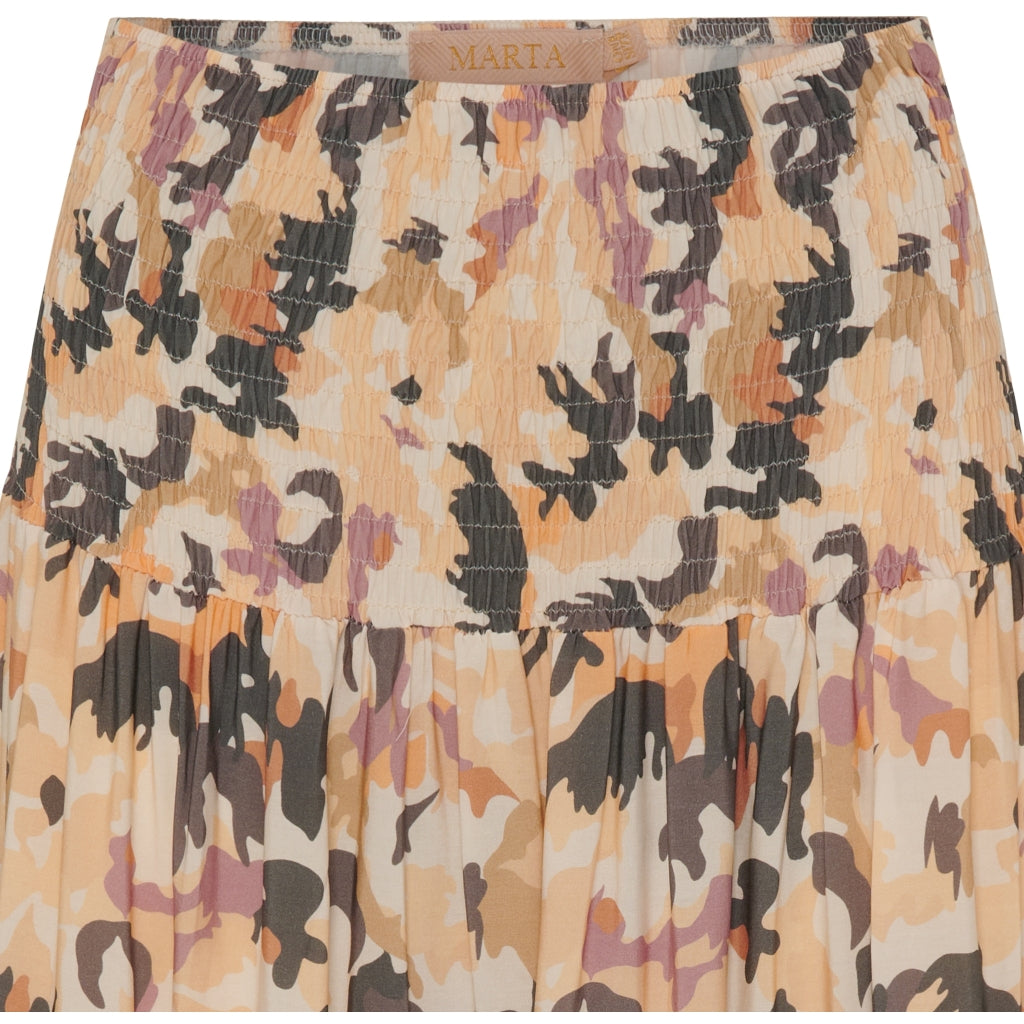 MARTA DU CHATEAU Marta Du Chateau teen nederdel MDCJOSEFINA 5849 teen Skirt BeigeCamo774
