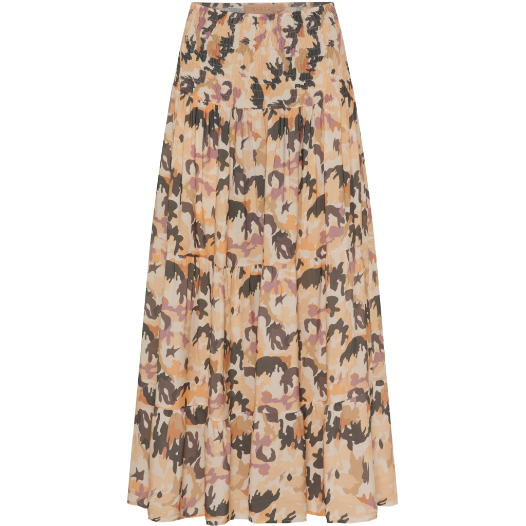 MARTA DU CHATEAU Marta Du Chateau teen nederdel MDCJOSEFINA 5849 teen Skirt BeigeCamo774